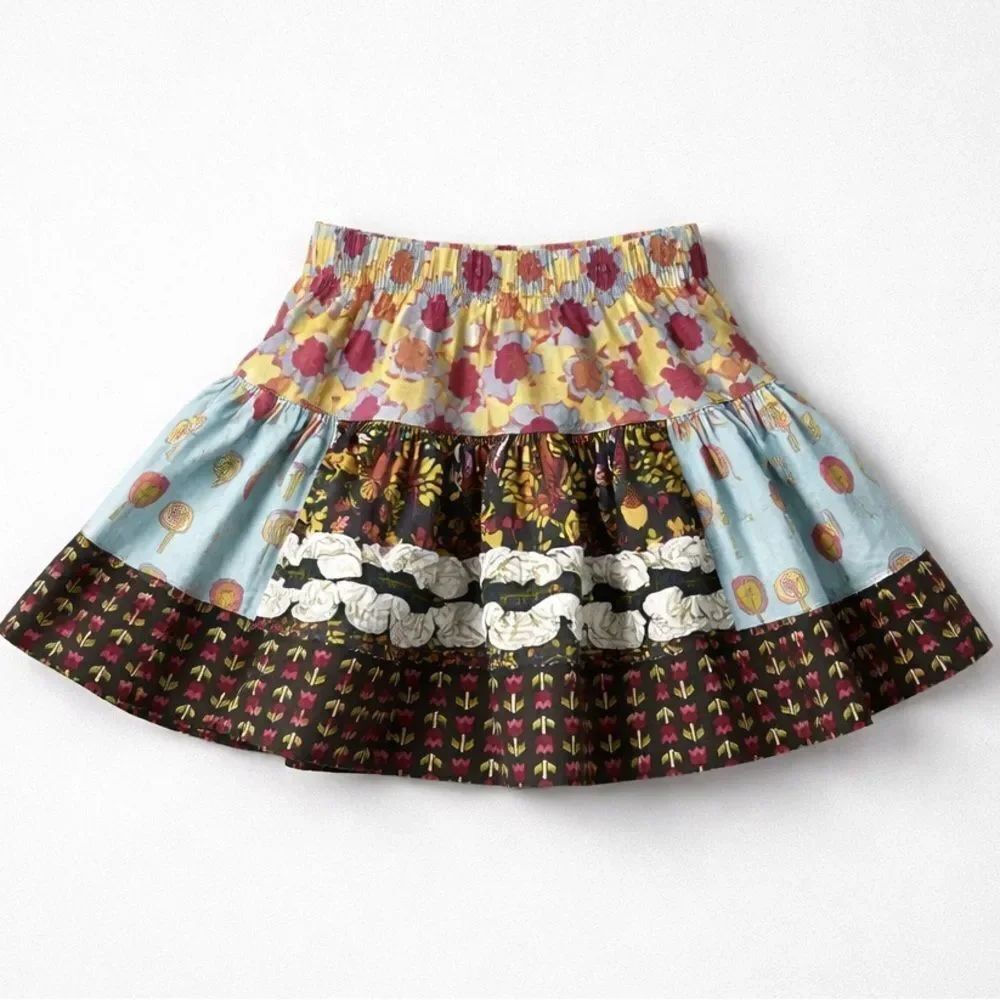 Matilda Jane Wonder skirt from Character Counts tiered ruffled multicolor skirt